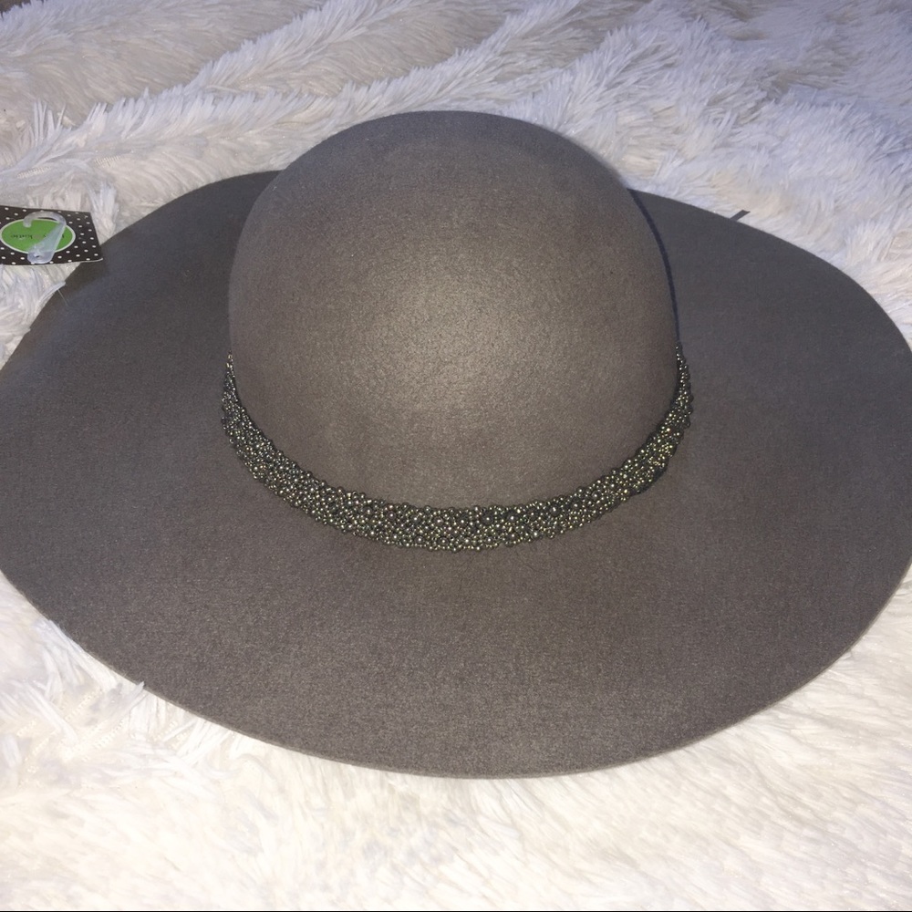 ✨TRENDY✨ Gray Floppy Felt Hat